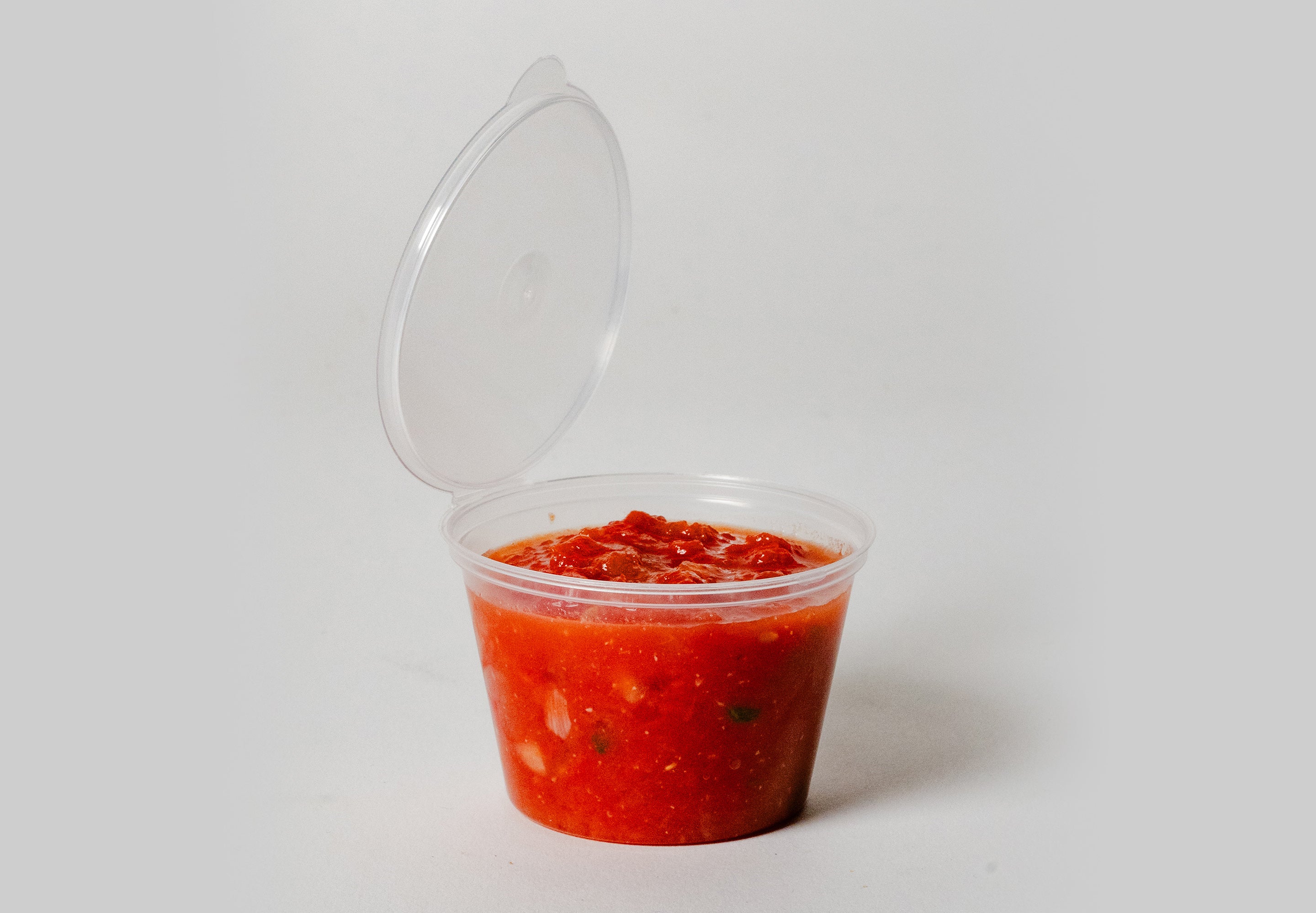 Image of 4oz Clear Hinged Portion Cup